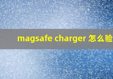 magsafe charger 怎么验货